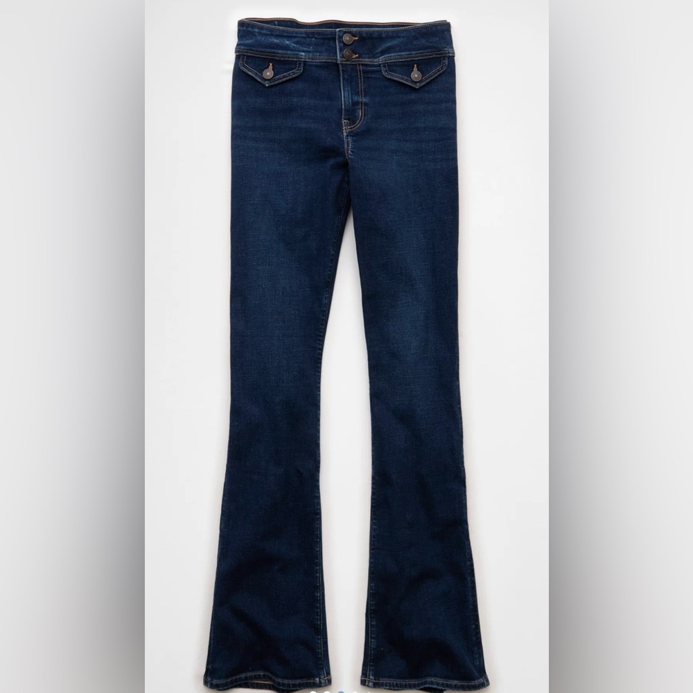 American Eagle Next Level Low-Rise Kick Bootcut Jeans - Picture 3 of 9